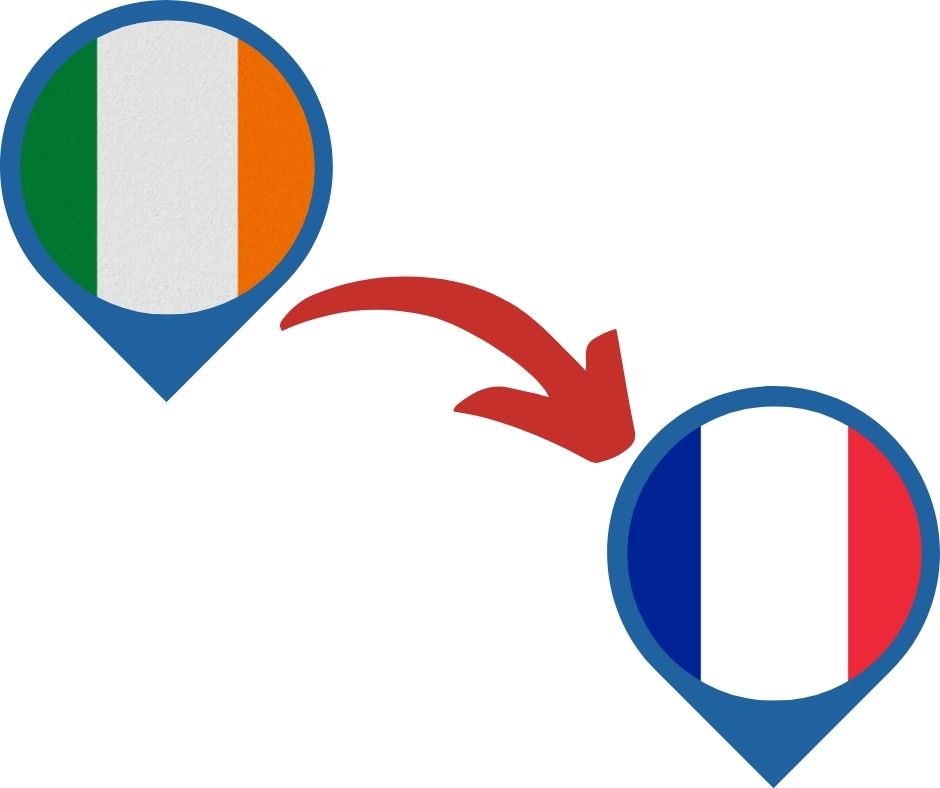 Irland Kombiticket von Irland nach Frankreich